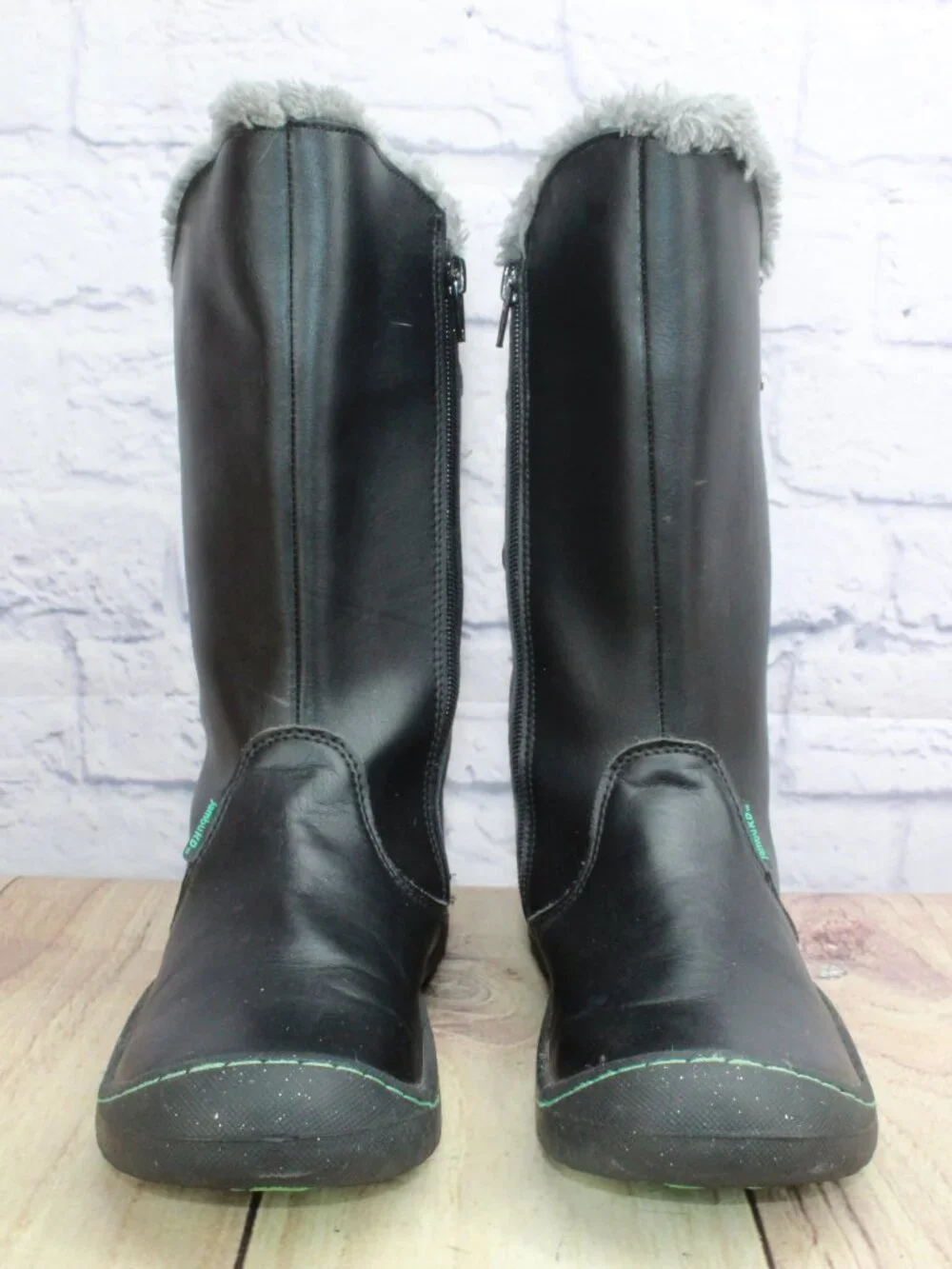 Jambu KD Azami Unisex Kids Black Leather Outdoor Fashion Snow Boot Size 5 M